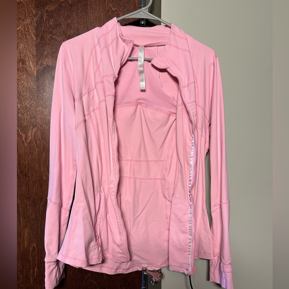 Pink lululemon define jacket
